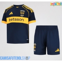 Camisa de time de futebol Boca Juniors Replicas 1º Equipamento Infantil 2025-26 Manga Curta (+ Calças curtas)